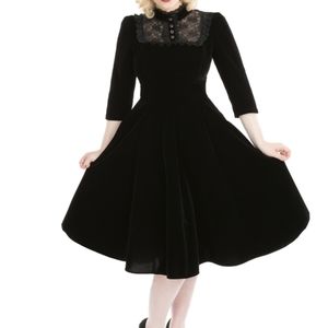 Hearts and Roses gothic style dress